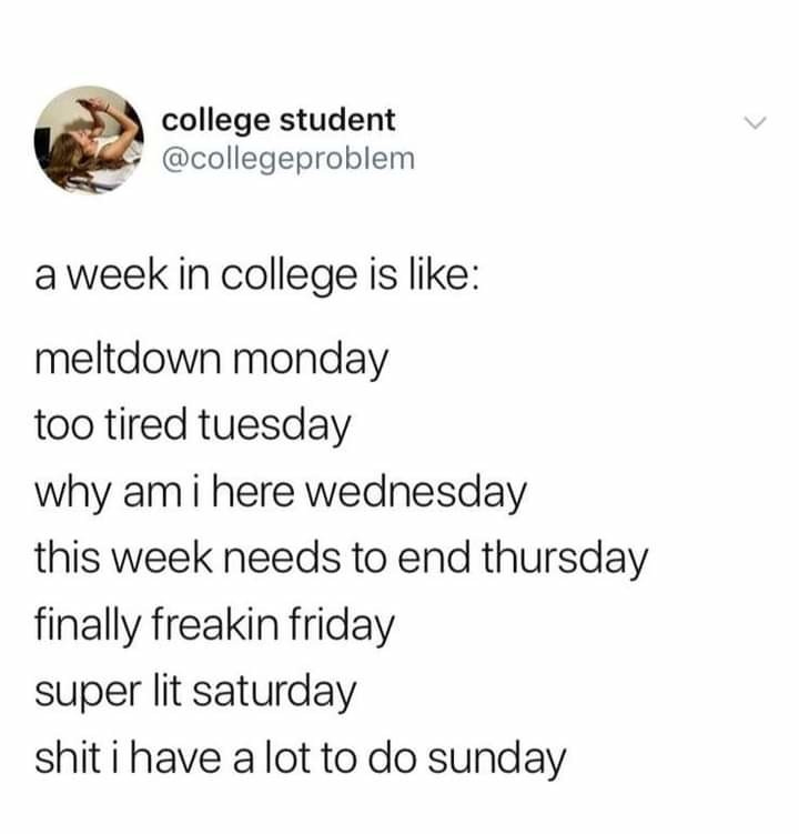 Today is: This week need to end thursday - meme