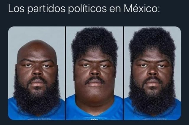 Partidos políticos en México - meme