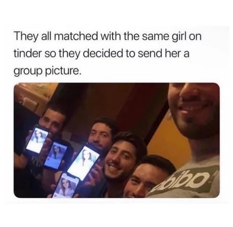 average dating app experience - meme