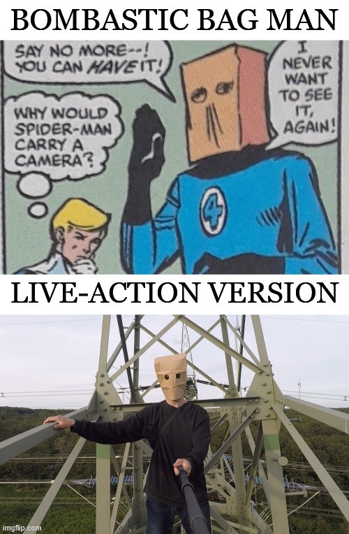 The Bombastic Bag Man - meme