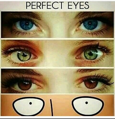Olhos perfeitos! - meme