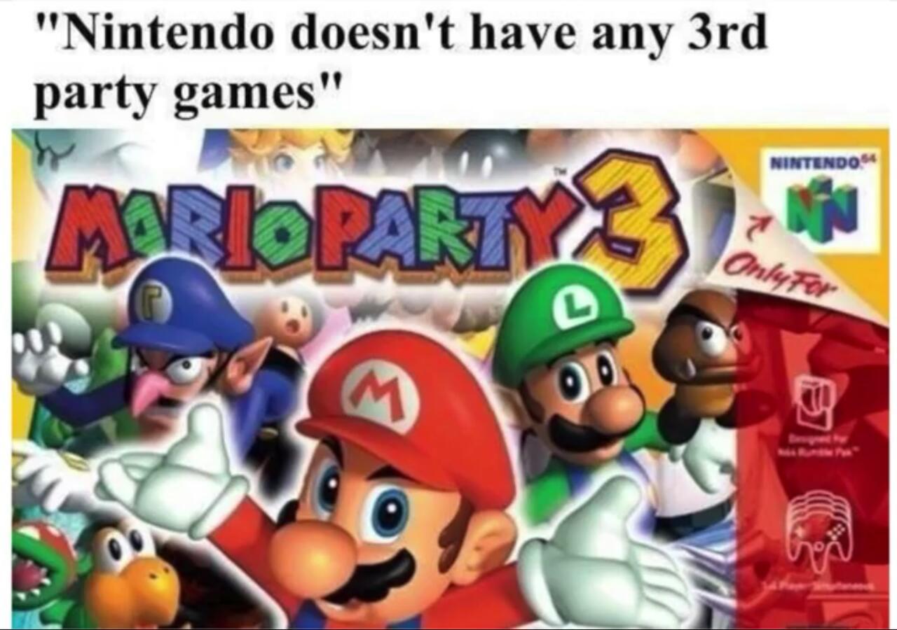 The new mario party is shit tho - meme