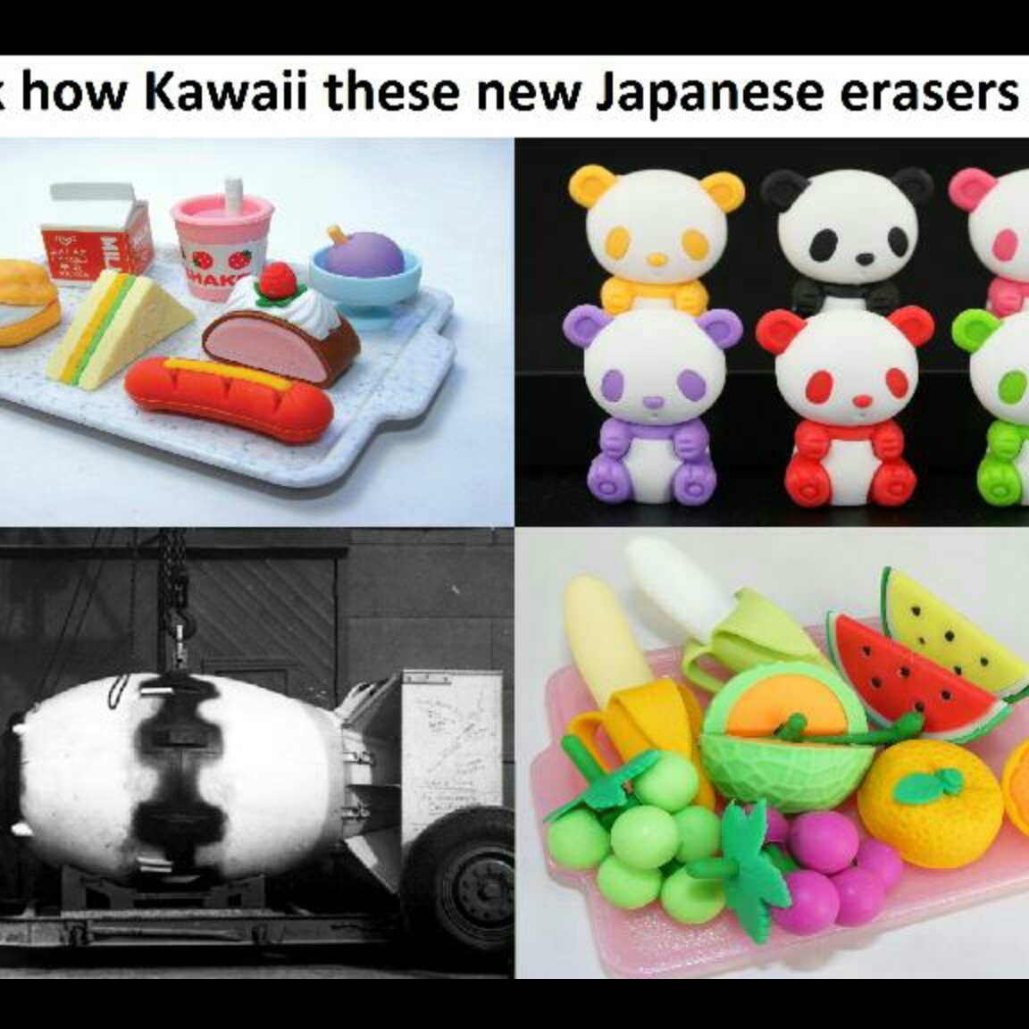 Its true, this erasers are awesome - meme
