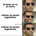 Cobras en pesos argentinos