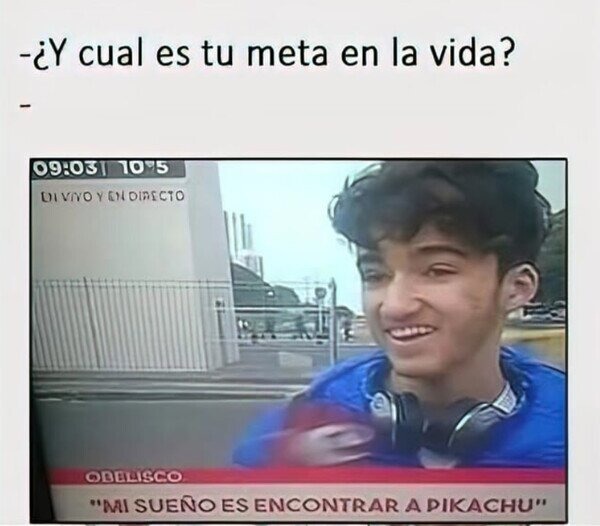 El sueño de un pokemaniaco - meme