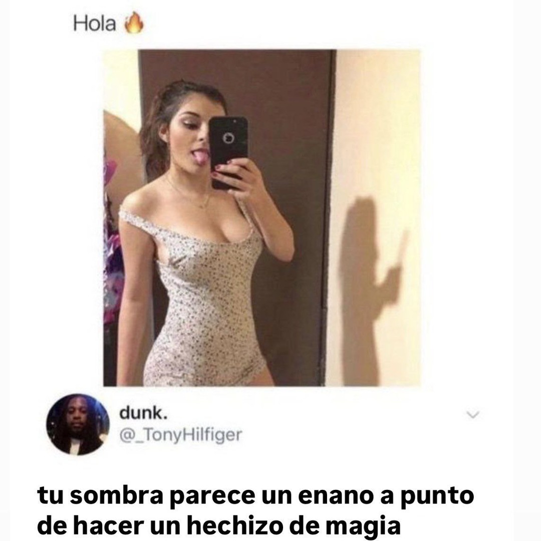 Tu sombra parece que está lanzando un hechizo nivel 100 - meme