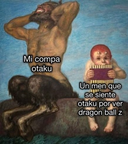 otaku de pega - meme