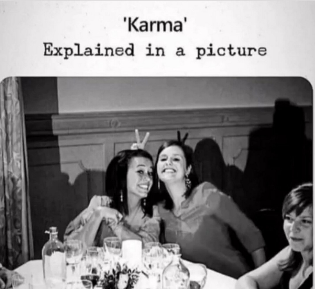 karma explained - meme
