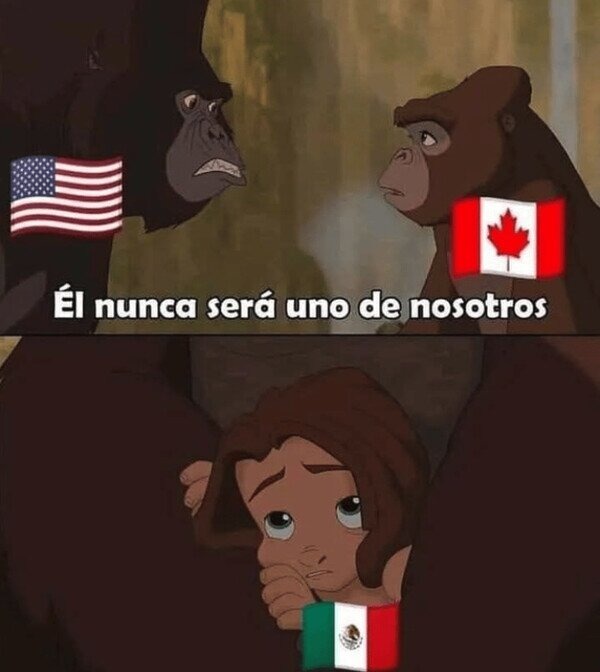 Canadá y EEUU hablando sobre Mexico - meme