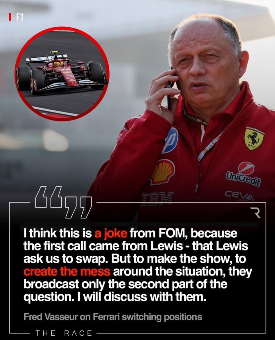 F1 drama is basically reality TV with helmets - meme