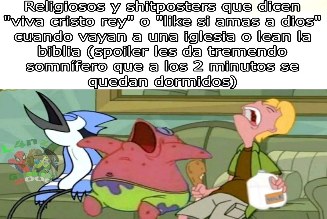 Ellos cuando vayan a la iglesia = ZZZZZZZZZZ - meme