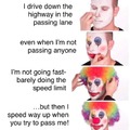 classic highway clown
