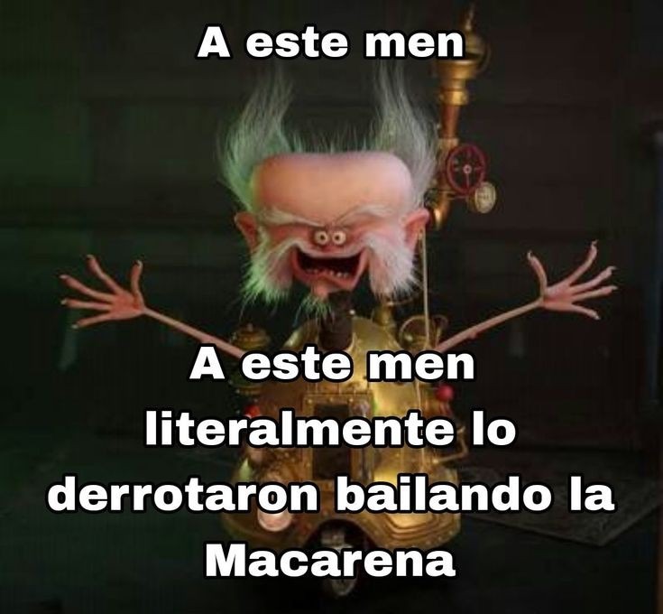 Ese personaje es super random bro- - meme