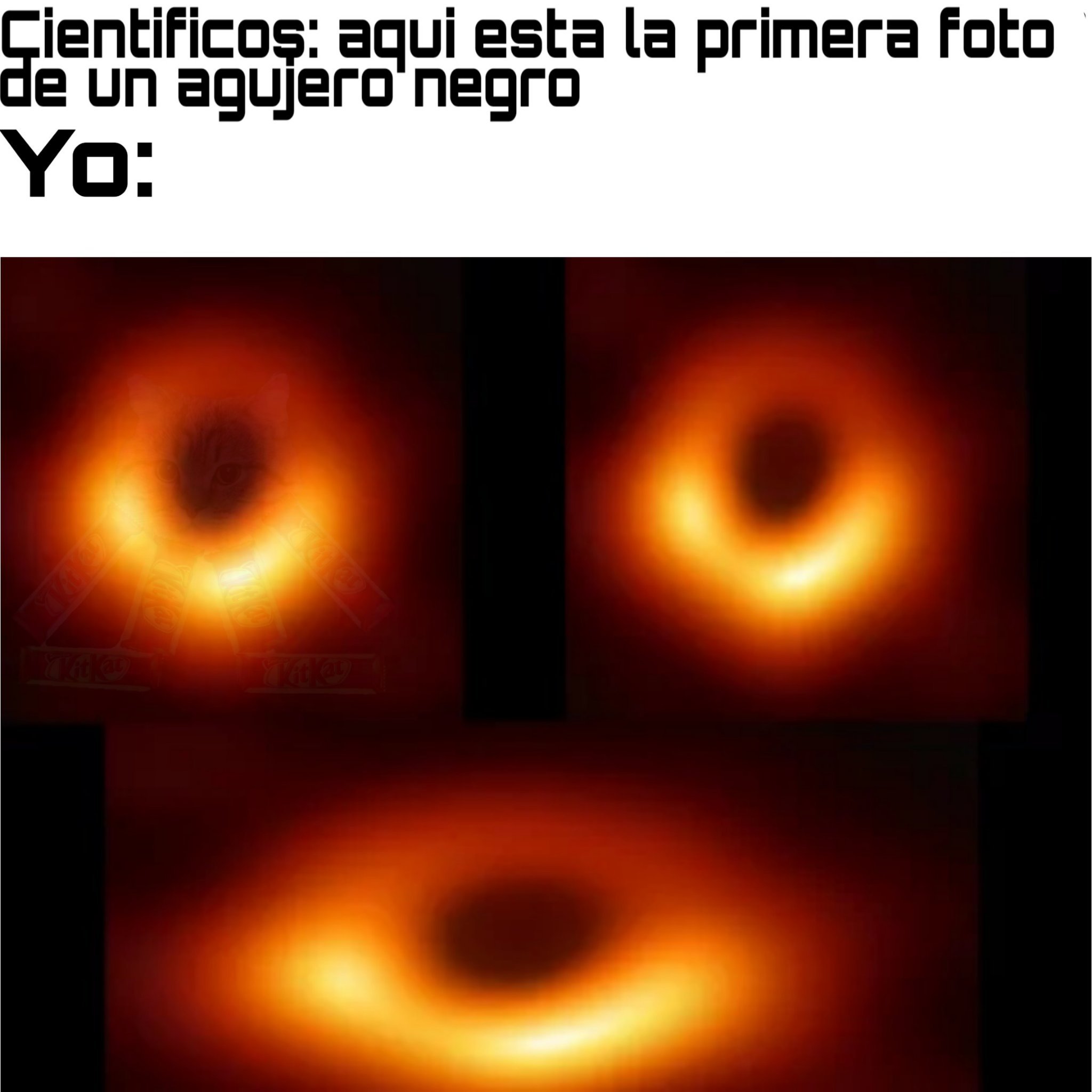 M87, su agujero negro - meme