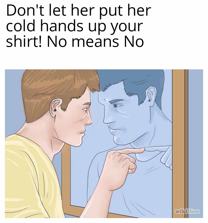Too damn cold - meme