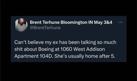 NO, dude Boein is now after her... hold up - meme