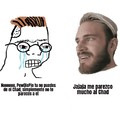 The Virgin zoomer vs The Chad pewdiepie
