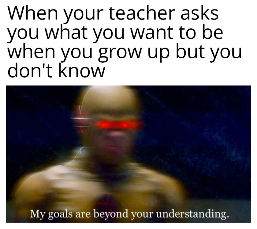 My Goals Are Beyond Your Understanding Meme