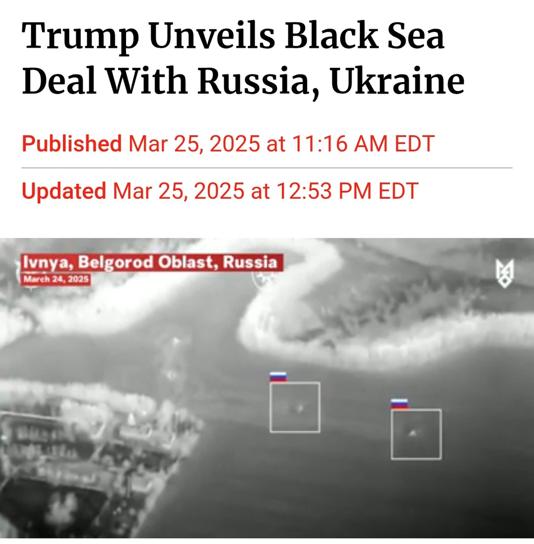 Trump just dropped a Black Sea deal like it’s a mixtape - meme