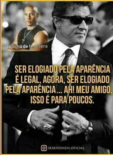 Só para os fortes - meme