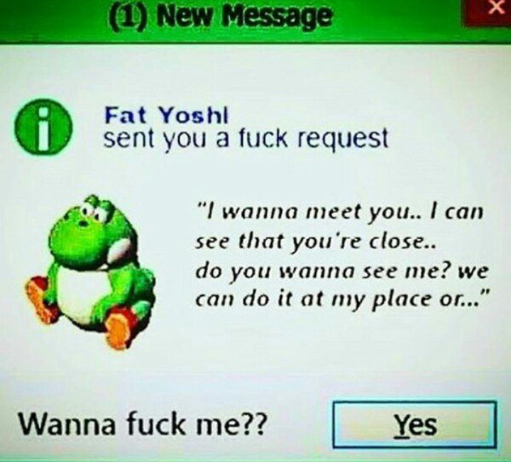 Yoshi Requests - meme