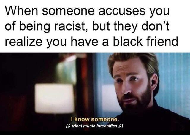 U racist - meme