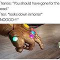 Thanos and Thor