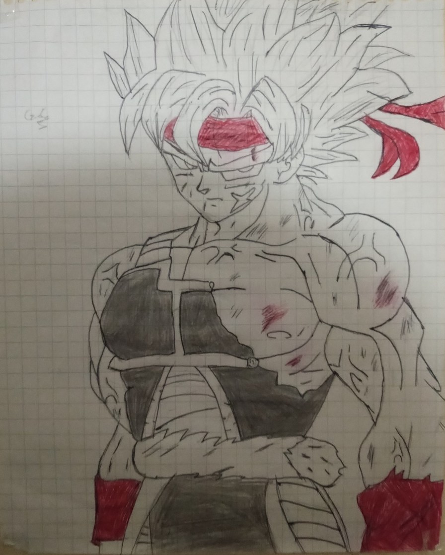 Dibujito de Bardock Ssj - meme