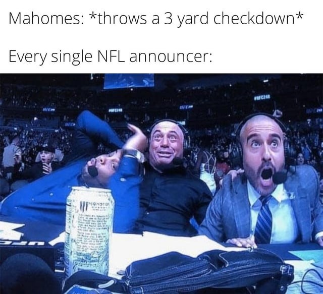 NFL announcers - meme