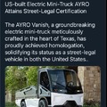US built electric Minitruck