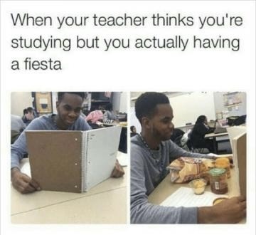 Back of the class - meme