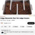 Edge Brownie pan for edge lovers