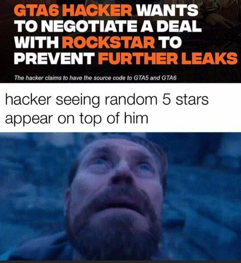GTA hacker tryna cut deals like he’s in the game - meme