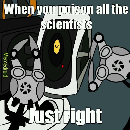 For monsters, you science. - meme