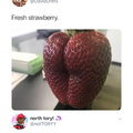 Fuck that strawberry is thicc