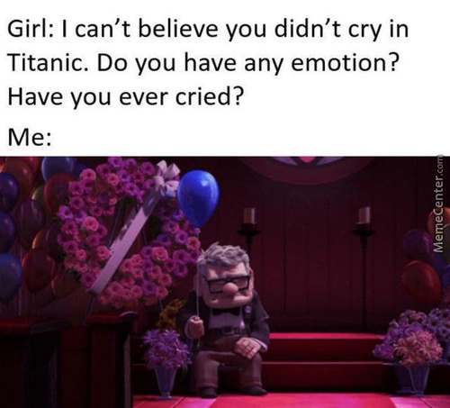 Have you ever cried - meme