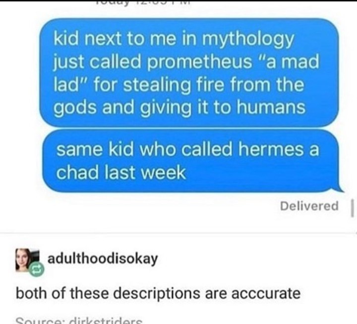 Zeus will stick his Dick in it - meme