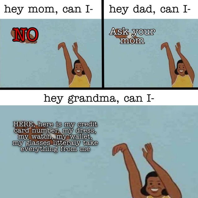 Hey mom, can I... - meme