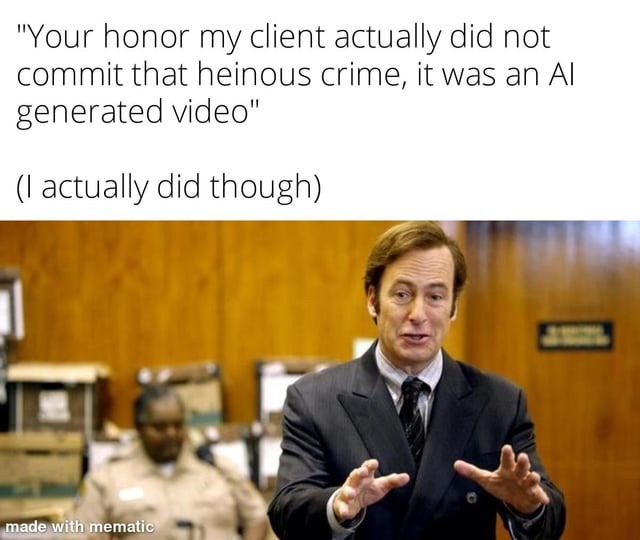 It was an AI video - meme