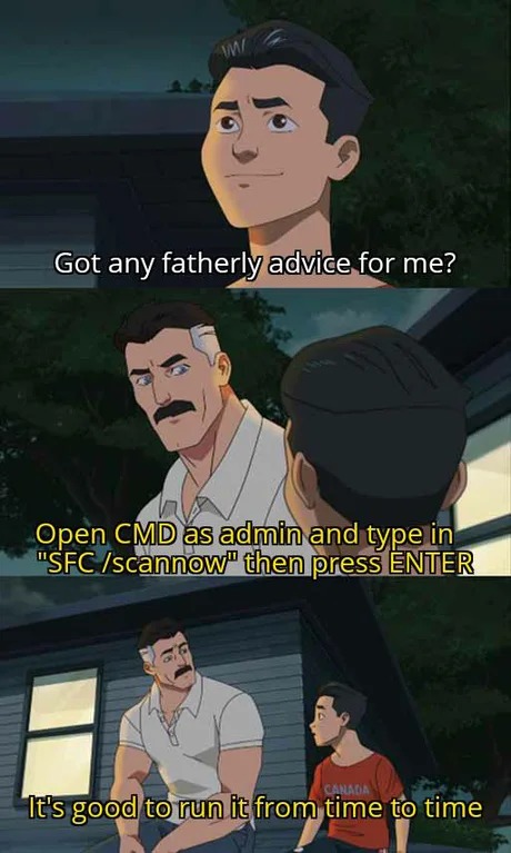 Good fatherly advice - meme