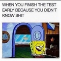 taking a test like