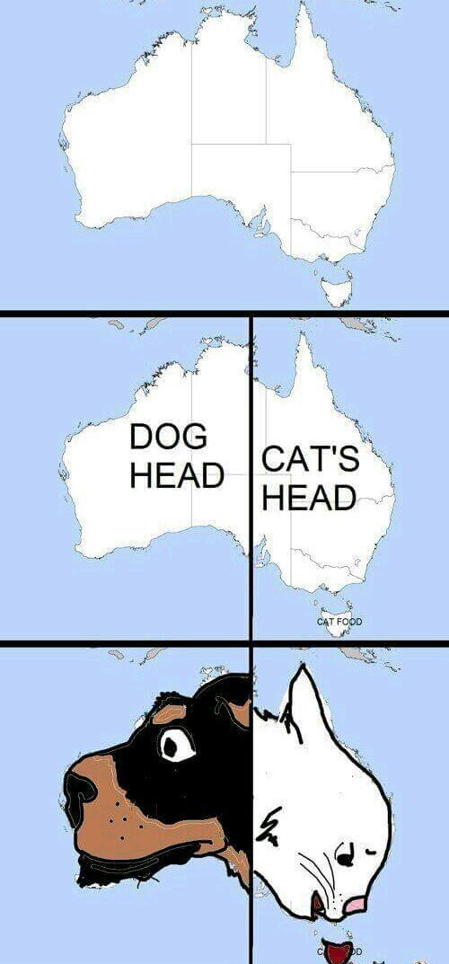 Australia hides a secret - meme
