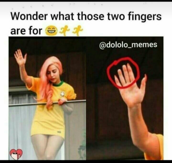 Fingers have extra work - meme