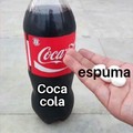 Coca cola espuma