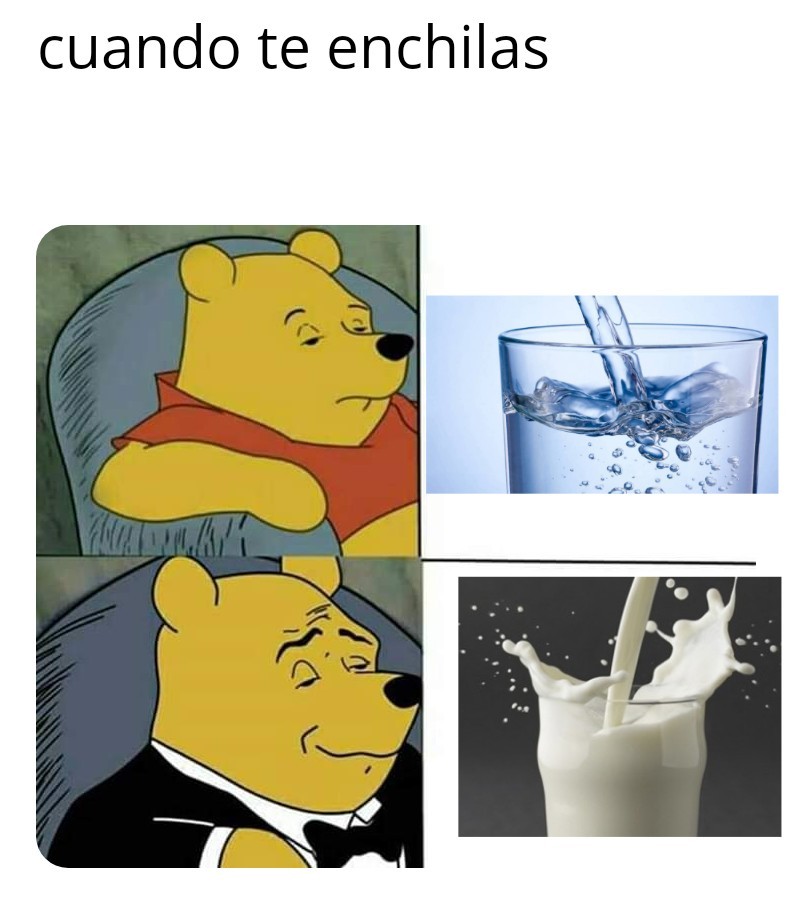 Aquí abajo tengo leche nunca venderme está leche - meme