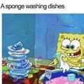 Soap washing dishes