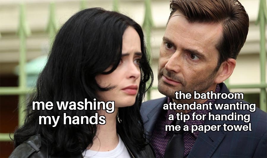 I can wash my hands without help - meme