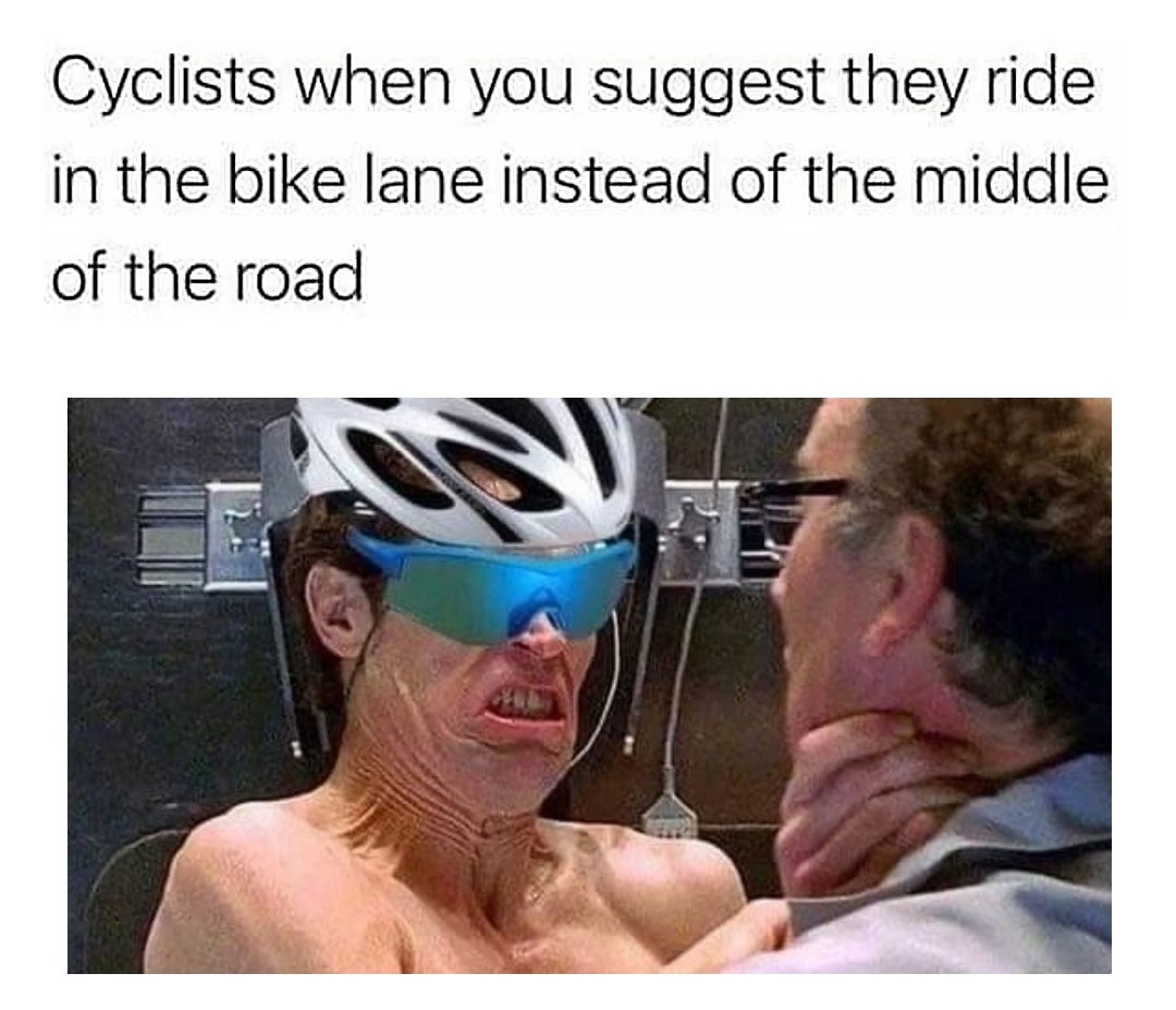 Cyclists - meme