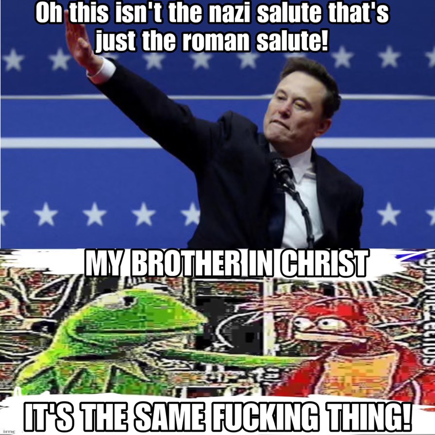 Elon Musk Roman salut meme