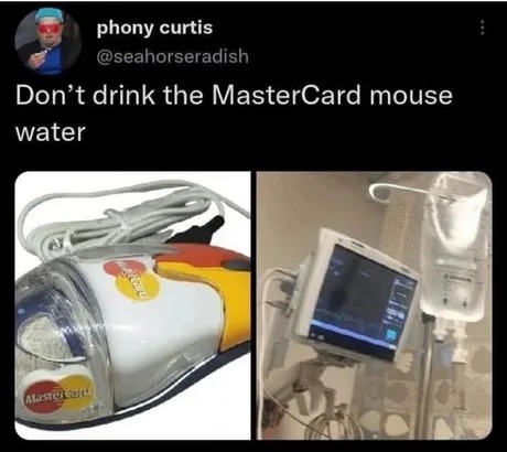 MasterCard mouse - meme